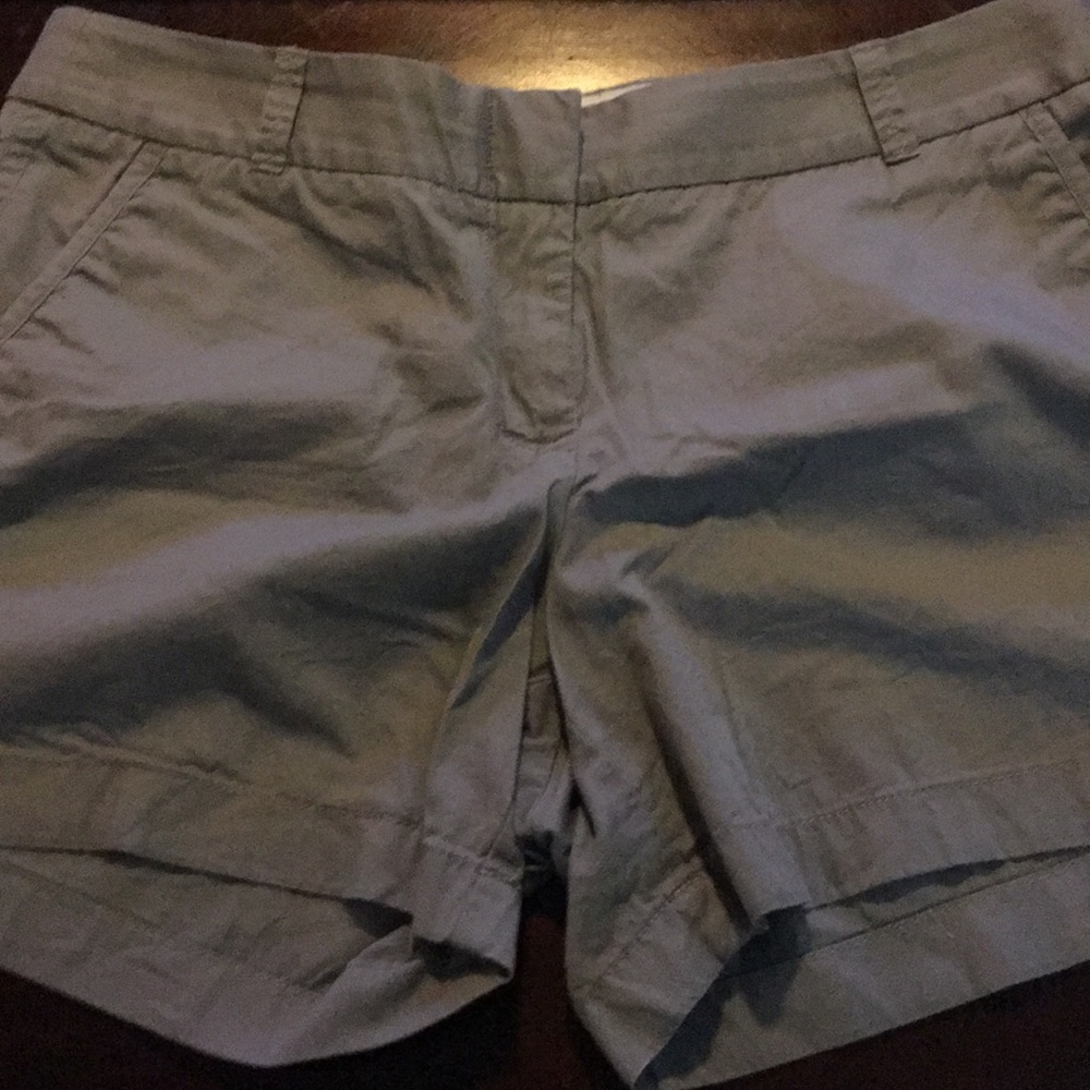 Jcrew chino shorts in slate grey